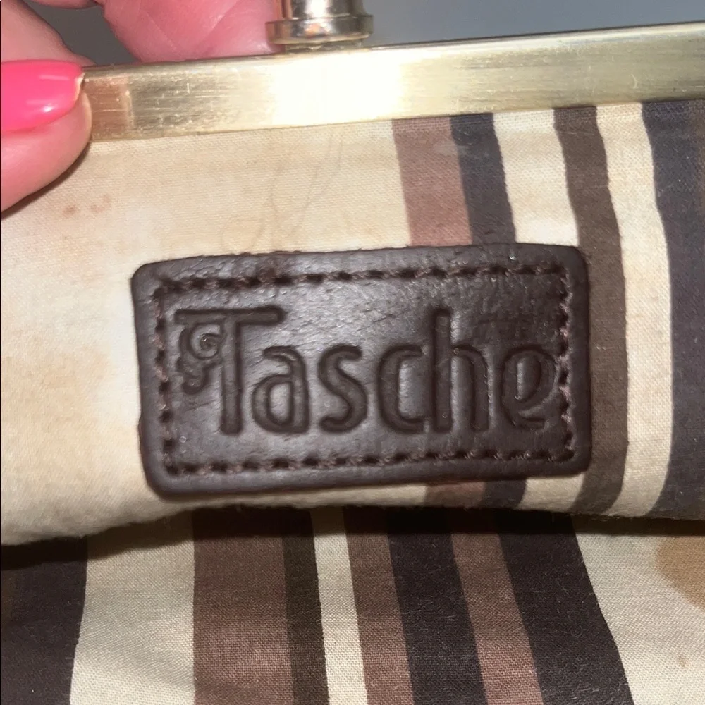 Tasche Brown Leather Clutch Wallet